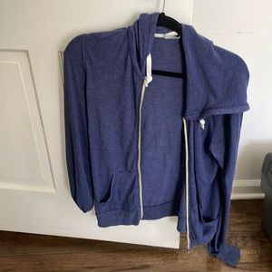 Navy blue abbot main hoodie!
